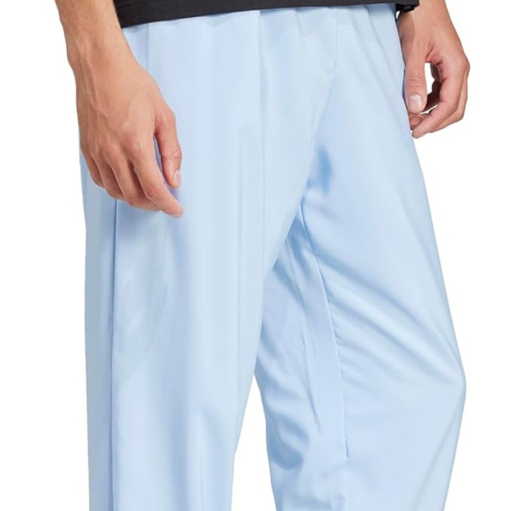 NWT Large adidas Stanford E Track Pants Global Blue Black Joggers